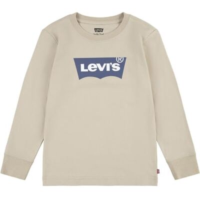 Levi's Baby Jungen LVB L/S Batwing Tee T-Shirt, Safari, Levi's Baby Jungen LVB L/S Batwing Tee T-Shirt, Safari,