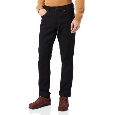WRANGLER Herren Jeans Regular Mid Waist Regular Fit Blau Schwarz W30-W44 WRANGLER Herren Jeans Regular Mid Waist Regular Fit Blau Schwarz W30-W44