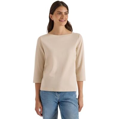 Cecil Damen Basic Shirt mit U-Boot-Ausschnitt Cecil Damen Basic Shirt mit U-Boot-Ausschnitt