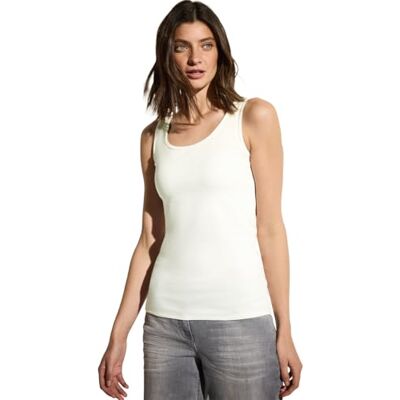 Cecil Damen Basic Top aus Reiner Baumwolle Cecil Damen Basic Top aus Reiner Baumwolle