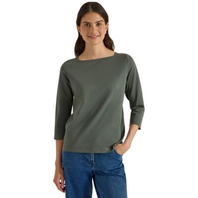 Cecil Damen Basic Shirt mit U-Boot-Ausschnitt Cecil Damen Basic Shirt mit U-Boot-Ausschnitt