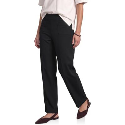 Street One Damen High Waist Straight Leg Hose im Casual Fit 3818521 Street One Damen High Waist Straight Leg Hose im Casual Fit 3818521