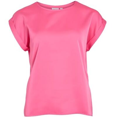 Vila Female Oberteil mit kurzen Ärmeln VIELLETTE Short Sleeved Top Vila Female Oberteil mit kurzen Ärmeln VIELLETTE Short Sleeved Top