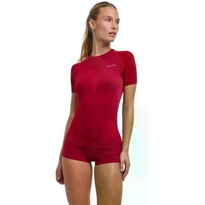 FALKE Damen Warm Round Neck Funktionsshirt Kurzarmshirt Funktionswäsche FALKE Damen Warm Round Neck Funktionsshirt Kurzarmshirt Funktionswäsche