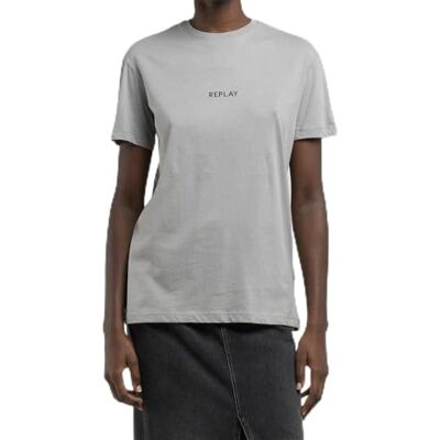 Replay Damen T-Shirt Kurzarm mit Rundhalsausschnitt Replay Damen T-Shirt Kurzarm mit Rundhalsausschnitt