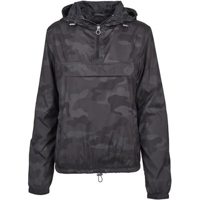 Urban Classics Damen Ladies Basic Pull Over Jacket Urban Classics Damen Ladies Basic Pull Over Jacket