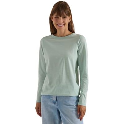Cecil Damen Langarm Shirt mit Boat Neck und Streifen Cecil Damen Langarm Shirt mit Boat Neck und Streifen