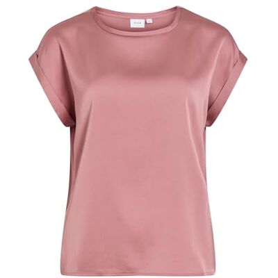 Vila Female Oberteil mit kurzen Ärmeln VIELLETTE Short Sleeved Top Vila Female Oberteil mit kurzen Ärmeln VIELLETTE Short Sleeved Top