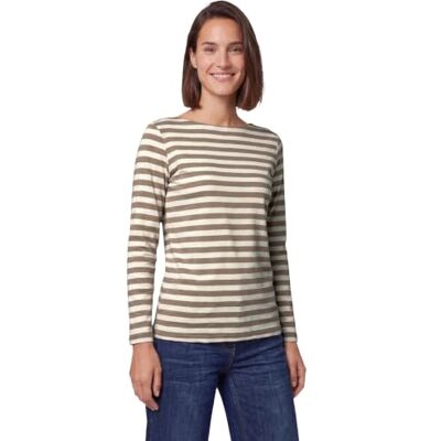 Cecil Damen 3232332 Langarm Shirt mit Boat Neck und Streifen (1er Pack) Cecil Damen 3232332 Langarm Shirt mit Boat Neck und Streifen (1er Pack)