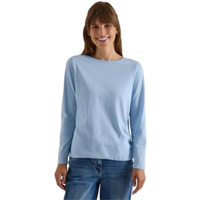 Cecil Damen Langarm Shirt mit Boat Neck und Streifen Cecil Damen Langarm Shirt mit Boat Neck und Streifen