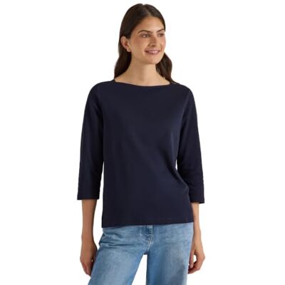 Cecil Damen Basic Shirt mit U-Boot-Ausschnitt Cecil Damen Basic Shirt mit U-Boot-Ausschnitt