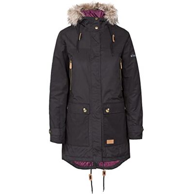 Trespass Clea, Wasserdichte Jacke mit Einrollbarer Kapuze für Damen Trespass Clea, Wasserdichte Jacke mit Einrollbarer Kapuze für Damen
