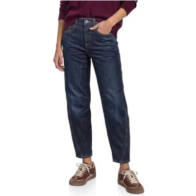 Street One Damen High Waist Barrel Leg Jeans im Loose Fit 3819314 Street One Damen High Waist Barrel Leg Jeans im Loose Fit 3819314