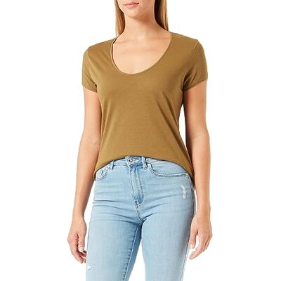 Replay Damen T-Shirt Kurzarm aus Baumwolle Basic Replay Damen T-Shirt Kurzarm aus Baumwolle Basic
