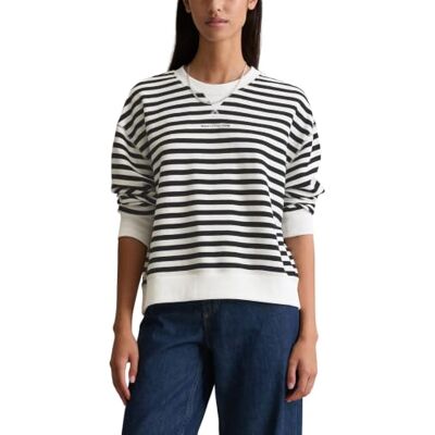 Marc O'Polo Gestreiftes Sweatshirt Relaxed Marc O'Polo Gestreiftes Sweatshirt Relaxed
