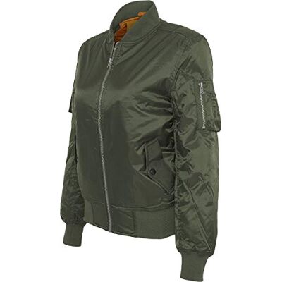 Urban Classics Ladies Basic Bomber Jacket Frauen Bomberjacke schwarz Basics, Streetwear Urban Classics Ladies Basic Bomber Jacket Frauen Bomberjacke schwarz Basics, Streetwear