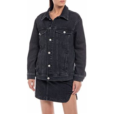 Replay Damen Jeansjacke aus Komfort Denim Replay Damen Jeansjacke aus Komfort Denim