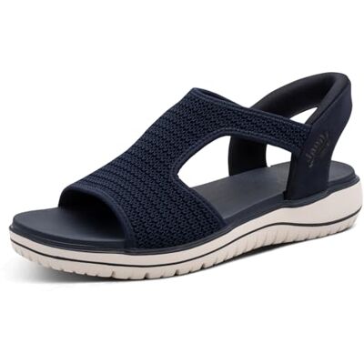 Jana Damen Wedge/Plat Sand NAVY 40 Jana Damen Wedge/Plat Sand NAVY 40