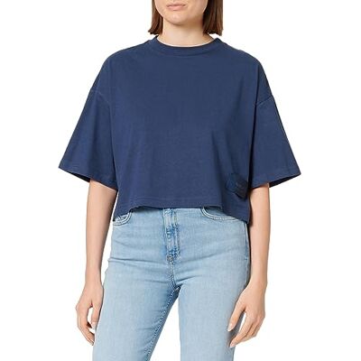 Replay Damen T-Shirt Kurzarm aus Baumwolle Second Life Collection Replay Damen T-Shirt Kurzarm aus Baumwolle Second Life Collection