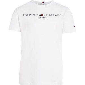 Tommy Hilfiger Kinder Unisex T-Shirt Kurzarm Essential Tee Rundhalsausschnitt, Weiß (White), 16 Jahre Tommy Hilfiger Kinder Unisex T-Shirt Kurzarm Essential Tee Rundhalsausschnitt, Weiß (White), 16 Jahre