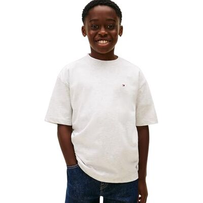 Tommy Hilfiger Boy's Essential Archive Fit Tee SS KB0KB09646 Other Tops, Grau (Mid Grey Heather), 12 Monate, Grau (Mid Grey Heather), 12 Monate Tommy Hilfiger Boy's Essential Archive Fit Tee SS KB0KB09646 Other Tops, Grau (Mid Grey Heather), 12 Monate, Grau (Mid Grey Heather), 12 Monate