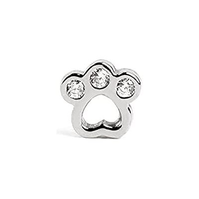 SINGULARU Einzelner Ohrring Mini Pfote. Sterlingsilber mit Rhodium-Beschichtung. Schmuck für Damen SINGULARU Einzelner Ohrring Mini Pfote. Sterlingsilber mit Rhodium-Beschichtung. Schmuck für Damen