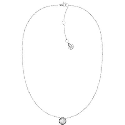 Tommy Hilfiger Jewelry Halskette mit Anhänger für Damen aus Edelstahl mit Kristallen Erhältlich aus Gold oder Silber Tommy Hilfiger Jewelry Halskette mit Anhänger für Damen aus Edelstahl mit Kristallen Erhältlich aus Gold oder Silber