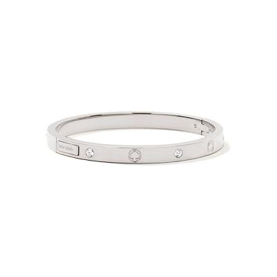 kate spade new york Gravurer Spatenarmarm, Silber kate spade new york Gravurer Spatenarmarm, Silber