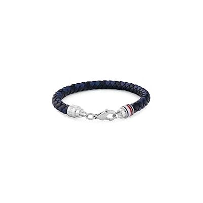 Tommy Hilfiger Jewelry Geflochtenes Lederarmband für Herren Blaue Farbe 2790634 Tommy Hilfiger Jewelry Geflochtenes Lederarmband für Herren Blaue Farbe 2790634