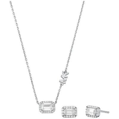 Michael Kors Women's Semi precious necklace and earring jewelry set Michael Kors Women's Semi precious necklace and earring jewelry set