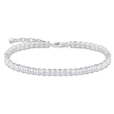 THOMAS SABO Tennisarmband mit weißen Steinen Silber 925 Sterlingsilber THOMAS SABO Tennisarmband mit weißen Steinen Silber 925 Sterlingsilber