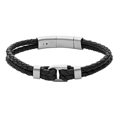 Fossil Armband Für Männer Heritage, Innenlänge: 180~195mm Silber Edelstahlarmband, JF04202040 Fossil Armband Für Männer Heritage, Innenlänge: 180~195mm Silber Edelstahlarmband, JF04202040