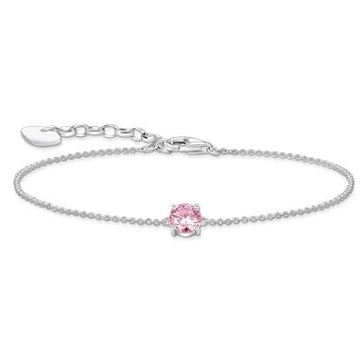 THOMAS SABO Armband mit weißem Zirkonia-Anhänger vergoldetes Silber A2156-051-9 THOMAS SABO Armband mit weißem Zirkonia-Anhänger vergoldetes Silber A2156-051-9