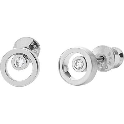 Skagen Damen Edelstahlohrringe ELLEN mit Pfostenverschluss, 7,4 mm x 7,4 mm x 2,5 mm Skagen Damen Edelstahlohrringe ELLEN mit Pfostenverschluss, 7,4 mm x 7,4 mm x 2,5 mm