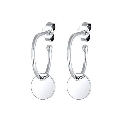 Elli Ohrringe Damen Stecker Plättchen Geo 925 Sterling Silber Elli Ohrringe Damen Stecker Plättchen Geo 925 Sterling Silber