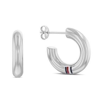 Tommy Hilfiger Jewelry Creolen für Damen aus Edelstahl 2780948 Tommy Hilfiger Jewelry Creolen für Damen aus Edelstahl 2780948
