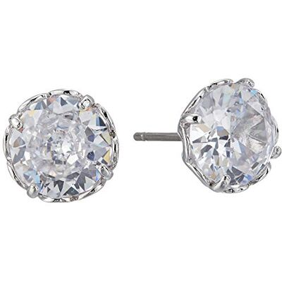 kate spade new york Round Ohrringe, klar/Silber kate spade new york Round Ohrringe, klar/Silber