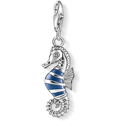 THOMAS SABO Charm-Anhänger Seepferdchen 925 Sterlingsilber, Kaltemail THOMAS SABO Charm-Anhänger Seepferdchen 925 Sterlingsilber, Kaltemail