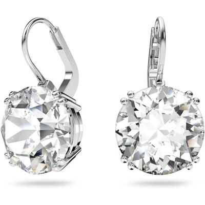 Swarovski Millenia Ohrringe, Rhodinierte Hängeohrringe mit Strahlenden Kristallen Swarovski Millenia Ohrringe, Rhodinierte Hängeohrringe mit Strahlenden Kristallen