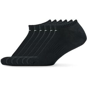 NIKE Unisex Everyday Lightweight No-Show (6 paar) Socken, Black/White, M EU NIKE Unisex Everyday Lightweight No-Show (6 paar) Socken, Black/White, M EU