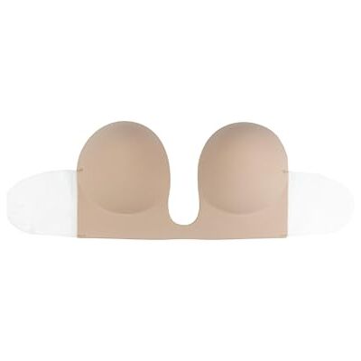 Bye Bra Nahtloser U-Style-BH, Selbstklebender BH, Trägerloser Und Rückenfreier BH, Push-Up-BH, Cup A-E, Beige Und Schwarz(Beige,D) Bye Bra Nahtloser U-Style-BH, Selbstklebender BH, Trägerloser Und Rückenfreier BH, Push-Up-BH, Cup A-E, Beige Und Schwarz(Beige,D)