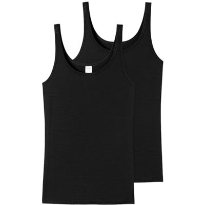 Schiesser Damen Unterhemd Top Trägertop 2er Pack Doppelpack 162896 Schiesser Damen Unterhemd Top Trägertop 2er Pack Doppelpack 162896