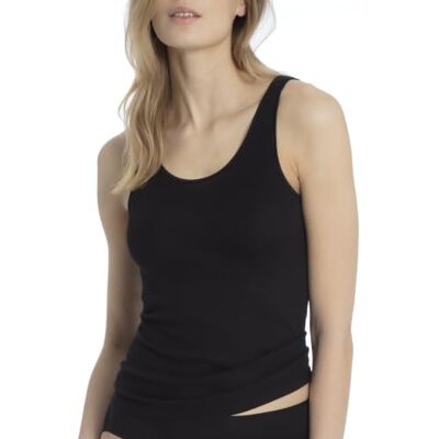CALIDA Light Tank-Top Damen nahtarm verarbeitet, besonders leicht und mit edlen Satindetails CALIDA Light Tank-Top Damen nahtarm verarbeitet, besonders leicht und mit edlen Satindetails