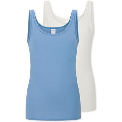 Schiesser Damen Unterhemd Top Trägertop 2er Pack Doppelpack 162896 Schiesser Damen Unterhemd Top Trägertop 2er Pack Doppelpack 162896