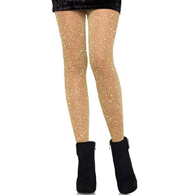 LEG AVENUE 7130 Lurex-Strumpfhose, Einheitsgröße, Gold LEG AVENUE 7130 Lurex-Strumpfhose, Einheitsgröße, Gold
