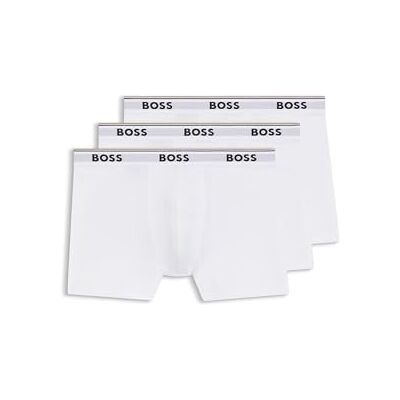 Boss Herren Boxer Briefs, 3er Pack, White, XL Boss Herren Boxer Briefs, 3er Pack, White, XL