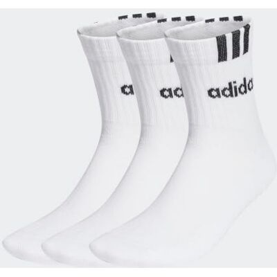 adidas Unisex 3-Streifen Linear Half-Crew Cushioned Socken, 3 Paar adidas Unisex 3-Streifen Linear Half-Crew Cushioned Socken, 3 Paar