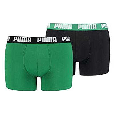 PUMA Mens Basic Men's Boxers (2 Pack) Boxer Shorts, Amazon Green, M PUMA Mens Basic Men's Boxers (2 Pack) Boxer Shorts, Amazon Green, M