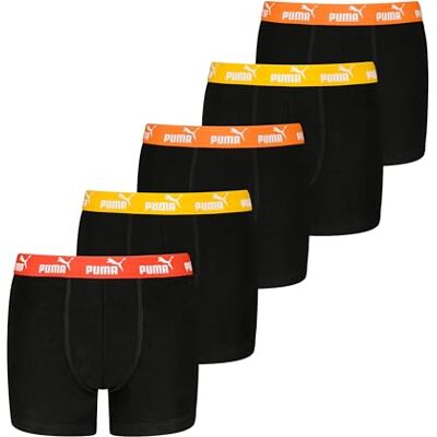 PUMA Jungen Basic Boxer, Red/Black, 158-164 EU PUMA Jungen Basic Boxer, Red/Black, 158-164 EU