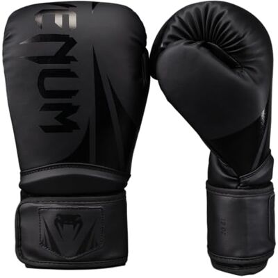 Venum Challenger 2.5 Boxhandschuhe – Schwarz/Schwarz – 10-Unzen Venum Challenger 2.5 Boxhandschuhe – Schwarz/Schwarz – 10-Unzen